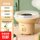 棉花糖機兒童家用小型全自動做綿花糖機器手工迷你彩砂糖 奶茶色+4彩棒+2彩糖
