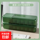 集線器充電器電線收納神器桌面理線盒繞線器帶蓋數(shù)據(jù)線收納盒 墨綠二個裝
