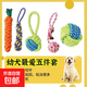 狗狗玩具套裝耐咬磨牙棒幼犬用品玩互動(dòng)泰迪狗柯基潔齒中小型訓練 幼犬最?lèi)?ài)五件套-隨機顏色