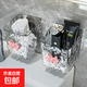 廢棄洗臉巾收納盒衛生間免打孔牙刷牙膏置物架洗漱臺剃須刀收納筒 【1個(gè)裝-送蝴蝶結】收納盒