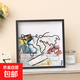 演唱會(huì)門(mén)票收納票根相框旅行機(jī)票電影票火車(chē)票明信片時(shí)光碎片收藏 黑 色【地圖款】 29*29cm