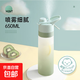噴霧水杯夏日運動(dòng)水杯男生會(huì )噴水的杯子學(xué)生兒童上學(xué)專(zhuān)用水壺夏季 噴霧杯【Tritan材質(zhì)】綠650ML