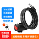 自行車(chē)鎖防盜鏈條鎖便攜式電瓶電動(dòng)摩托車(chē)鋼絲鎖鏈鎖扣 純銅鎖芯-加粗銅纜【0.9米 不含車(chē)鎖架】
