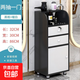 理發(fā)店工具柜美發(fā)店工具臺美容院工具車(chē)發(fā)廊專(zhuān)用柜子置物架剪發(fā)柜 有腿 加厚背板】雙抽一柜黑加白