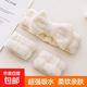 【明星同款】頭戴可愛(ài)發(fā)飾蝴蝶結(jié)三件套洗臉束發(fā)帶防水腕帶護(hù)膚 奶油白 1件 【束發(fā)帶+手腕帶】