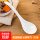 日式陶瓷大勺長(cháng)柄家用陶瓷湯勺大號盛湯勺舀粥調羹湯 9英寸單只裝