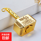 雷神之錘指尖陀螺網(wǎng)紅玩具減壓復古合金錘子手指間旋轉手把件 金色