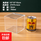 簡(jiǎn)約正方形透明塑料盒翻蓋亞克力食品禮物手辦展示糖果禮品包裝盒 【透明翻蓋收納盒】10*10*10cm 無(wú)規格