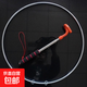 實(shí)心滾鐵環(huán)鐵滾環(huán)80后懷舊玩具兒童圓環(huán)滾鐵圈手推鐵環(huán)小學(xué)生成人 實(shí)心加粗58cm-圓(伸縮手柄）