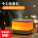 加濕器空氣空調凈化加濕香薰器家用臥室宿舍氛圍燈靜音桌面辦公小型加濕香薰一體女生禮物 皓月白-加濕香薰一體5V