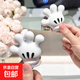 手掌簡(jiǎn)易毛巾架兒童壁掛牙刷架子粘貼掛鉤一家四口浴室置物架 卡通架子2個(gè)裝