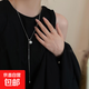 2025年簡(jiǎn)約抽拉長(cháng)款鈦鋼毛衣鏈小眾衛衣鏈項鏈衣服配飾潮 項鏈銀色全長(cháng)70CM