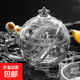 太空艙玻璃杯牛奶杯帶蓋勺高顏值創(chuàng)意早餐杯果汁杯水杯透明 創(chuàng)意星球早餐杯 | 320ml