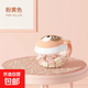 寶寶零食盒便攜外出零食碗防潑灑水果杯嬰兒輔食存儲(chǔ)盒米粉 粉黃色（一個(gè)）
