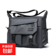 妍雨潮流大容量斜挎背包運動(dòng)機能風(fēng)挎包商務(wù)出差短途旅行包便捷郵 灰色