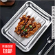 不銹鋼烤魚夾燒烤簽子網(wǎng)夾羊肉串燒烤針夾網(wǎng)燒烤魚網(wǎng)燒烤工具全套 燒烤餃子方盤40*30*4.8深2個
