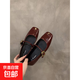 銀色瑪麗珍淺口單鞋女2025春季新款韓版方頭法式仙女風(fēng)軟底豆豆鞋 酒紅色 35