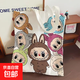 可愛卡通購物袋帆布包學(xué)生新款大容量通勤單肩包托特包女包 可愛拉布布