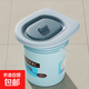 馬桶蓋板水桶坐圈老人坐便移動(dòng)馬桶通用便攜簡(jiǎn)易農村家用旱廁神器 普通款馬桶圈-藍色 1個(gè)