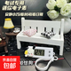 帕恰狗電子表男女兒童便攜鑰匙扣表靜音學(xué)生手表考試學(xué)習專(zhuān)用掛表 冰棒白色帕恰狗+小掛鉤【靜音】