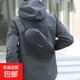 新款斜挎包潮小包休閑胸包男挎包ins單肩胸前包男士腰包背包肩包 黑色