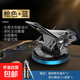 新款汽車(chē)香水座擺件創(chuàng  )意太陽(yáng)能旋轉戰斗機飛機車(chē)載香熏擺飾品 戰鷹2號槍色機身+藍底