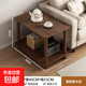 沙發(fā)邊幾簡(jiǎn)約雙層茶幾小桌子簡(jiǎn)易出租屋家用小戶(hù)型床頭桌置物架 60*40*53cm-原野橡木色