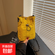 休閑手機包女時(shí)尚帆布小包單肩大容量托特通勤斜挎包水桶包 黃色