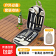 露營(yíng)刀具套裝戶(hù)外廚具套裝便攜式隨身自駕游專(zhuān)用刀野炊野餐收納包 便捷奶白硅膠套裝【11件】