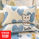 全棉枕頭套一對裝48x74cm加厚兒童枕套單個(gè)枕頭芯內膽套成人家用 波波熊【全棉面料 柔軟舒適】 48cmX74cm【一對裝】