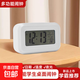 簡(jiǎn)約電子鐘迷你多功能鬧鐘學(xué)生可愛(ài)夜光床頭時(shí)鐘宿舍鬧鈴貪睡臺鐘 白色