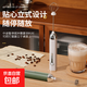 電動(dòng)打蛋器牛奶咖啡打泡器手持無(wú)線(xiàn)蛋清打發(fā)器廚房奶油蛋糕攪拌器三檔調節 白色（雙頭可替換）