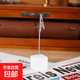 創(chuàng  )意復古原木便簽照片卡片名片夾子立式簡(jiǎn)約可愛(ài)留言便簽裝飾擺件 便簽裝飾擺件-白色-1個(gè)
