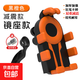 新款八爪電動(dòng)車(chē)手機支架氣囊減震摩托車(chē)導航車(chē)載自行車(chē)外賣(mài)手機架 鏡座款-八爪橙黑【新品減震】