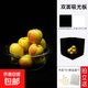 黑色雙面植絨吸光背景板折疊便攜拍攝美食珠寶飾品黑底背景布純黑攝影小型影棚直播產(chǎn)品靜物拍照 雙面黑白色吸光板3張【送卡扣除塵貼】 60*60cm