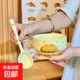 蛋糕可頌陶瓷飯碗家用新款可愛漂亮餐具甜品酸奶碗米飯碗兒童碗具 一碗一勺【牛角包】