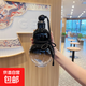 葫蘆水杯大容量便攜水壺男高顏值國風喝水杯子學生創(chuàng)意網(wǎng)紅塑料杯 黑色漸變（帶繩） 930ml