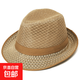 帽子男士夏季禮帽遮陽(yáng)防曬帽中老年人爸爸太陽(yáng)帽涼帽老頭網(wǎng)帽 深卡其 均碼