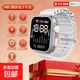 【網(wǎng)紅爆款】S10UItra時(shí)尚炫酷led學(xué)生電子手表時(shí)間日期顯示森系按鍵彩燈男女情侶手環(huán)ins風(fēng)長續(xù)航 銀色-電子表-看時(shí)間日期星期