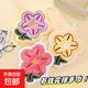 可愛(ài)擦手巾掛式加厚刺繡吸水速干家用衛(wèi)生間兒童廚房手帕毛巾抹布 招桃花 1條