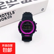 新款科技感ins高顏值簡(jiǎn)約時(shí)尚潮流電子表兒童腕表LED學(xué)生手表男女 紫色