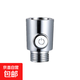 內外絲角閥花灑淋浴手持噴頭快捷開(kāi)關(guān)軟管直通閥門(mén)帶一鍵止水調節 ABS電鍍色止水閥(14g)