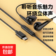 有線(xiàn)入耳式type-c接口重低音音樂(lè )音樂(lè )耳機適用于小米華為vivo紅米榮耀蘋(píng)果安卓等機型 錄音棚級音質(zhì)【線(xiàn)控帶麥 隔音降噪】黑色 Typec