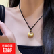 新款爆款胖福小胖福吊墜新中式鎖項鏈黑繩福字元寶女友 【小胖福吊墜項鏈】