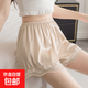 【冰絲無痕】夏季蕾絲防走光短褲女寬松薄款打底裙褲安全褲 杏色 XL （125-155斤）