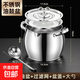 食品級不銹鋼豬油盆帶蓋濾網(wǎng)儲油罐大容量耐高溫家用廚房儲物器皿 3.5L精品豬油罐【送濾網(wǎng)+勺子】
