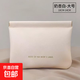 數(shù)據(jù)線手機(jī)收納包自動(dòng)閉合便攜彈片包口紅包大容量通用收納包錢(qián)袋學(xué)生 白色-大號(hào)