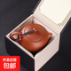 茶壺紫砂壺功夫茶具套裝泡茶壺原礦朱泥西施壺家用大容量大紅袍 大號西施鳳鳴壺【禮盒裝】 300ml