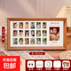校園成長(cháng)記錄相框沖印打印洗照片兒童證件照收納寶寶一寸照片孩子幼兒紀念相冊寶照片 【送照片】2寸成長(cháng)記錄1-18歲 加厚實(shí)木-原木色