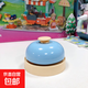 貓狗訓練器寵物腳印按鈴泰迪狗按鈴器叫餐鈴狗狗智力玩具鈴 寵物鈴鐺-馬卡藍-1個裝 無規(guī)格